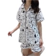 thumbnail image 1 of Conjunto de Pijama Corta de Verano para el Hogar, 1 of 3