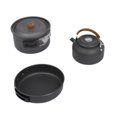 thumbnail image 3 of Juego de cocina para acampar kusrkot Olla Sartén Hervidor de agua Aluminio 14 l, 3 of 8