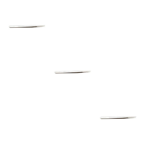 Vogacara Pinzas para pestañas, pinzas para cejas curvadas antiestáticas de acero inoxidable, multiusos, flexibles, resistentes al desgaste, suministros Type1 NO1 Vogacara CBP367194