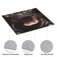 thumbnail image 4 of Naloa Playful Baby Hippo Splash Dish Drying Mat for Kitchen Counter, Heat Resistant Drainer Mats, Absorbent Draining Mat,Dish Rack Pad,16"x18", 4 of 8