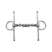 Shires Full Cheek Horse Bit with Waterford Mouth Stainless Steel 5.5"