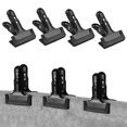thumbnail image 4 of Riwcyla Heavy Duty Spring Metal Clip Photography Backdrop Clamps Background Support Holder with Rubber Protective Pad Photo Studio Photography Accessory, Pack of 4pcs, 4 of 6
