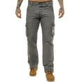 thumbnail image 2 of Enzo Mens Cargo Combat Denim Jeans, 2 of 5