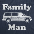 thumbnail image 2 of Mens Funny T Shirts Family Man Sarcastic Station Wagon Graphic Novelty Tee for Men Graphic Tees, 2 of 7