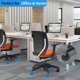 thumbnail image 5 of Muebles TUNC Castor Cups 4 PCS Almohadillas de goma antideslizantes Protectores de piso Negro 7.5cm Sencillez, 5 of 5