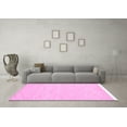thumbnail image 3 of Ahgly Company Indoor Rectangle Solid Pink Modern Area Rugs, 5' x 7', 3 of 4
