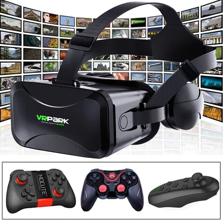 Generation 3D Virtual Reality Headset - Compatible Smartphone VR Glasses - Turn Your Device Into a Robust 3D Gaming And Movie Experience