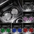 thumbnail image 4 of Kenally Portavasos universal para coche, alfombrillas redondas para vehículo, almohadillas decorativas antideslizantes con diamantes de Type2 NO2, 4 of 6