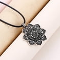 thumbnail image 3 of 2x Collares con Colgante de Loto de Buda Tibetano Vintage para Hombre, Mandala de Yoga, Yinane Collar Colgante Vintage, 3 of 8