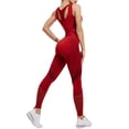 thumbnail image 1 of Conjunto de sujetador deportivo y leggings para mujer - Pantalones cortos de yoga, poliéster y spandex, cintura alta - Tallas S-XL, 1 of 6