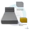 thumbnail image 4 of Sofá Cama Plegable - Individual - Gris MEMORY FOAM HOME SOFA CAMA COZY, 4 of 10