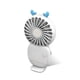 thumbnail image 1 of Ventiladores pequeños Ventiladores Carga USB Enfriamiento lindo Potente con máquina de potencia fuerte Paquete en caja Paquete en caja para persona Viaje Trabajo Ciervo blanco Scienceny HA012739-01B, 1 of 7