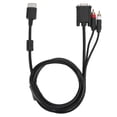 thumbnail image 1 of VGA Cable with Adapter Durable Support Crt Monitor VGA Cable with Audio Converter High Shielding Fidelity Design Office for Home, 1 of 7
