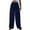 B109 Blue women's pants clearance under $5, variant on Women Pants on Under $5! Cagogo High Waist Palazzo Pants for Women Elastic Baggy Wide Leg Bohemian Pants Lightweight Comfy Vacation Pants Yoga Business Work Trousers for Ladies