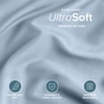 thumbnail image 4 of Bare Home Luxury Duvet Cover and Sham Set - Premium 1800 Collection - Ultra-Soft - Twin/Twin-XL, Dusty Blue, 2-Pieces, 4 of 10