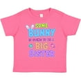 thumbnail image 3 of Inktastic Some Bunny is Going to Be a Big Sister with Bunny Ears and Flowers Girls Toddler T-Shirt, 3 of 5