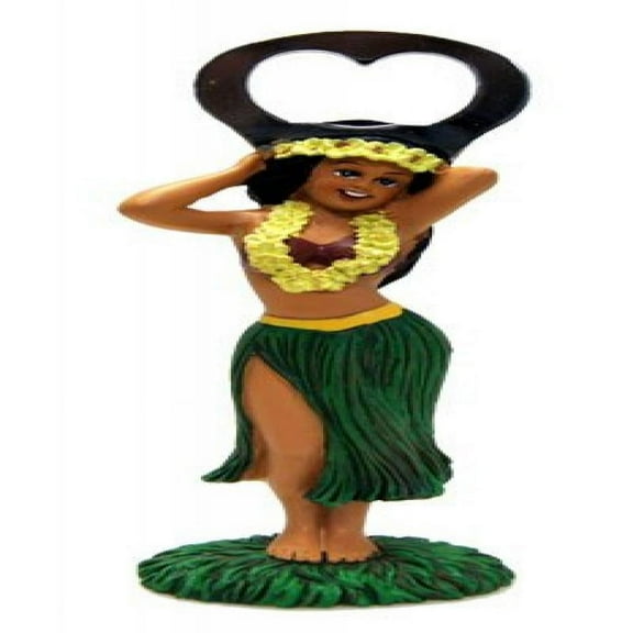 Souvenir Tiki Hawaiian Bottle Opener/hula Girl