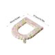 thumbnail image 3 of Cojín de Asiento de Inodoro para Uso Doméstico, Funda de Asiento de Inodoro de Plástico, Lavable para Verano, Forma de O, 2 Ml, 3 of 6