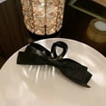 thumbnail image 6 of Black Big Bow Velvet Hair Claws Double Sided Bow-Knot Grabs Clip Korean Hairpins Satin Barrette Hair Clip Women Hair Accessories, 6 of 6