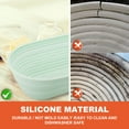 thumbnail image 6 of Hengguang 7Pcs Silicone Banneton Bread Proofing Baskets, 9.4Inch Round & 9.8Inch Oval Foldable Sourdough Baking Basket, Complete Set for Bread Making With Essential Tools, Easy to Clean and Storage, 6 of 7