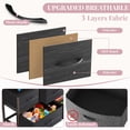 thumbnail image 6 of 5-Drawer Storage Dresser, Classic Bedroom Dresser for Clothes & Nursery Organization, Stable Metal Frame, Wooden Top, Black, 6 of 8
