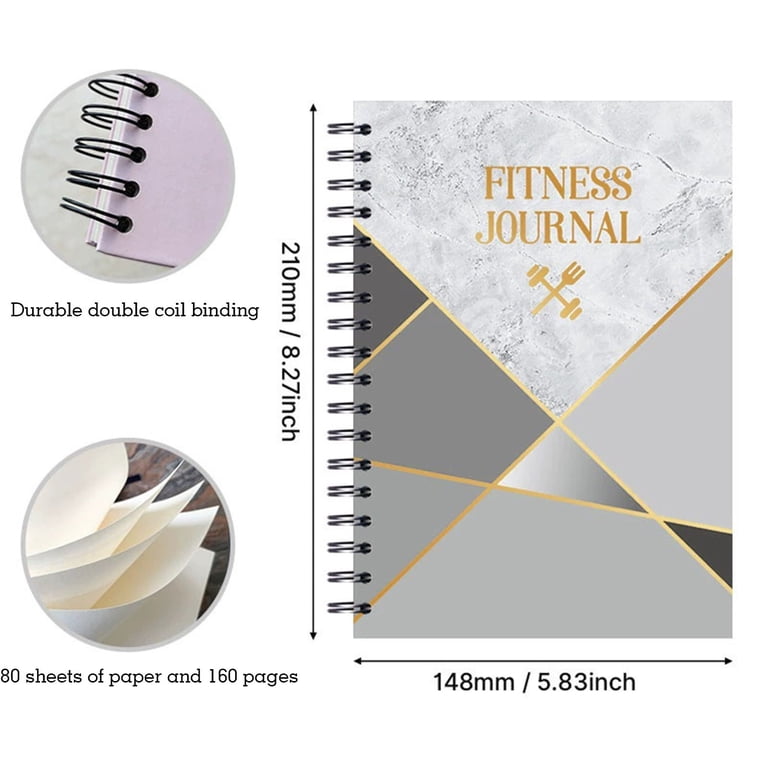 Daily Journal For Women Fitness Journal For Women & Men - A5 Workout ...
