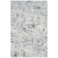 thumbnail image 2 of SAFAVIEH Abstract Edvin Abstract Area Rug, Ivory/Black, 6' x 9', 2 of 10