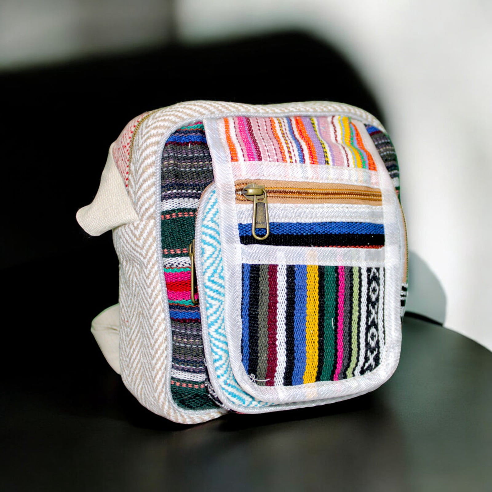FibreGold Handcraft Hemp cotton Cross Body Side Sling Hemp Bag For Men & Women Sling Bag