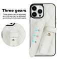 thumbnail image 2 of Jiahe Cover for iPhone 12 Pro Max, Slim Soft with Adjustable Wristband Kickstand Case,Anti-Scratch Rugged Shockproof PU Leather Cover Protective Cover, white, 2 of 8
