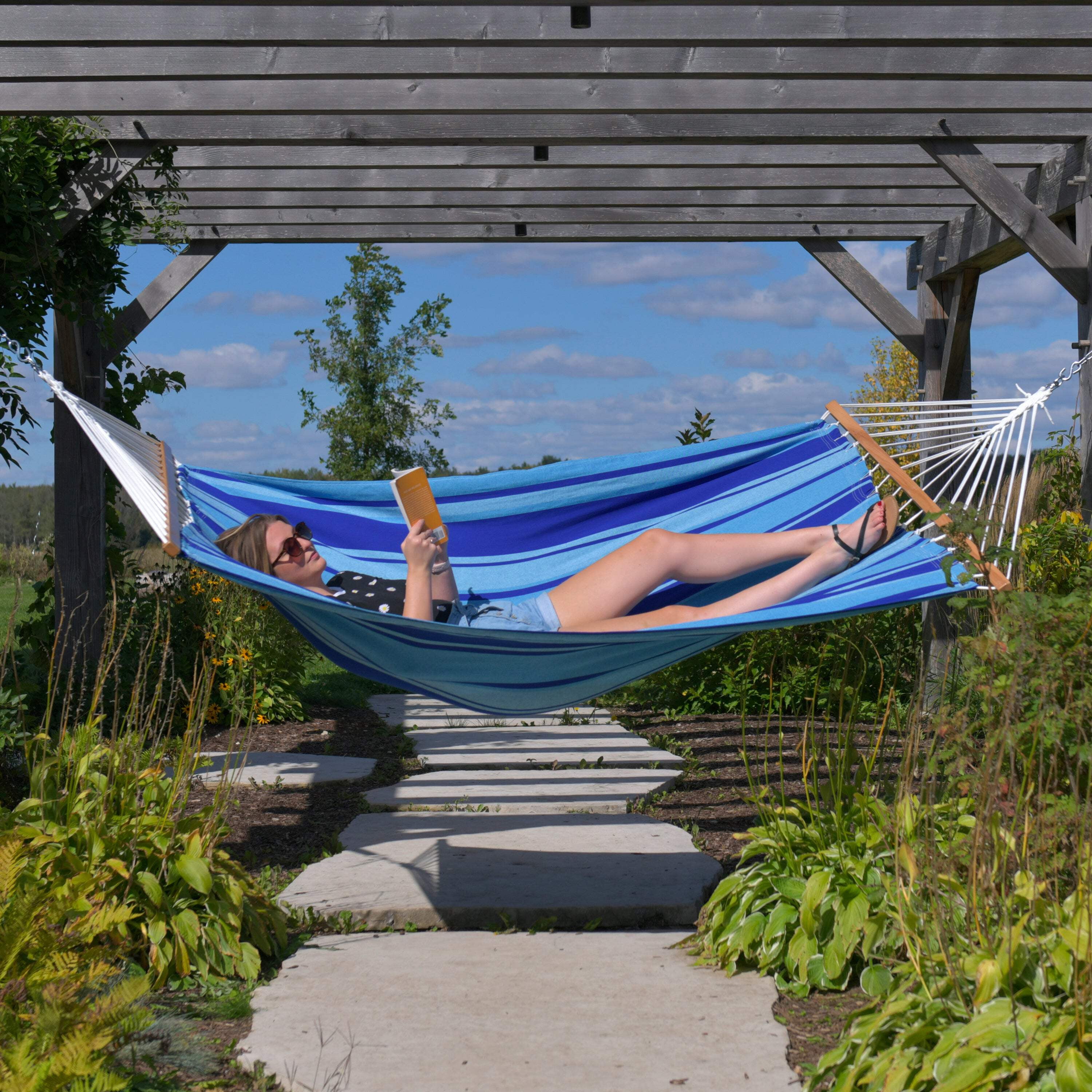 Cotton Spreader Bar Hammock (Double)