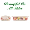thumbnail image 3 of Bico Peony Heaven Stoneware Baking Dish, Lasagna Pan, Medium Rectangular Baking Pan, Casserole Dish, Microwave, Dishwasher and Oven Safe, 3 of 3