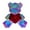 Multicolor, variant on YIMWNYI LED Teddy Bear Night Light - Romantic Gift, Bedroom Decor, Soft & Vibrant Colors, Unique Geometric Design, Calming Atmosphere Lamp