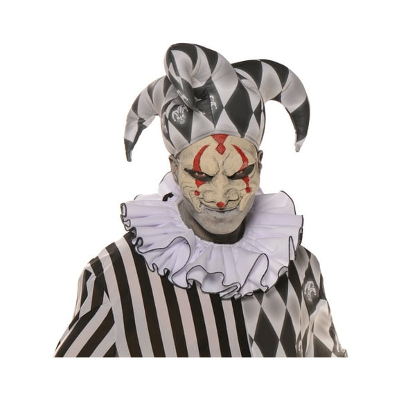 Adults Circus Harlequin Clown Collar Costume Accessory