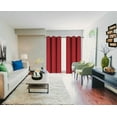 thumbnail image 5 of Blackout Curtain for Doorways and Closets K68 RED Color Window Thermal Insulated Top Grommets for Bedroom 37" X 84", 5 of 6