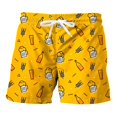 thumbnail image 1 of Pantalones cortos de playa para hombre, bañador de secado rápido, con estampado bonito, 6XL Fivean unisex, 1 of 2