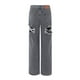 thumbnail image 3 of Gibobby Ropa de oliva para mujer para mujer, cintura alta, rasgados, ajustados, a la , para correr al libre (Gris, S), 3 of 5