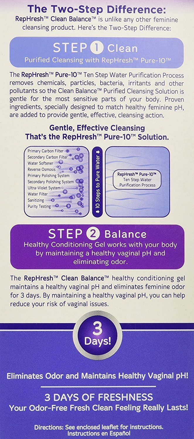 RepHresh Clean Balance Feminine Freshness Two Part Kit 1.0 KIT - image 4 of 5