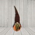 thumbnail image 4 of Spooky Orange and Black Halloween Gnome, 4 of 5