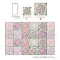 thumbnail image 2 of Lucoss 24pcs 4" Peel and Stick Vinyl Backsplash Tiles Stickers Tile Paint Removable Waterproof Self-Adhesive Decals Vinyl Home Kitchen Bathroom Spring Easter Decoration, 2 of 8
