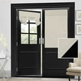 thumbnail image 6 of Tripumer Blackout Curtains Privacy French Door Curtains  No-Punch Insulated Curtains for Bedrooms Patios Tie Sun Shades 26 x 40inch 1 Pcs Beige, 6 of 8