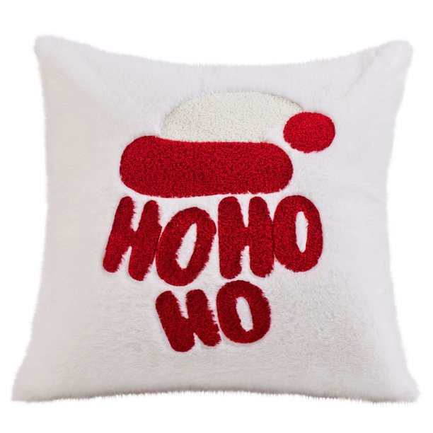 onlyliua ¡ Ofertas de Liquidación de Hoy Prime! Almohada Navideña Cojines Navideños Decorativos Cojines de Menta Decoraciones Navideñas Rojas y Blancas Linda Almohada de Peluche Funda de Cojín Decora