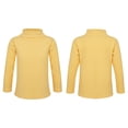 thumbnail image 1 of Yeahdor Chandails Thermiques à Manches Longues pour Garçon Fille, Doublés en Molleton, Couche de Base de Compression, T-Shirts à Col Rond, T-Shirts Doux, Jaune 90, 1 of 7