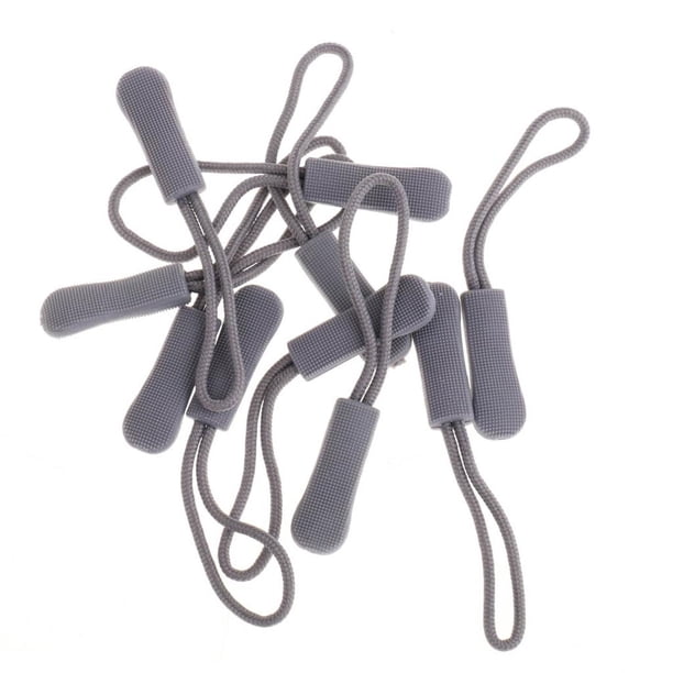 Tirador De Cremallera Amazon 10 Tiradores De Cremallera Repuesto - Metal Desmontable, Kit Reparación Ropa Y Mochilas Pack 10 Tiradores Negro