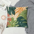 thumbnail image 2 of Acheng Short Plush Pillowcase 1 Piece - Palm Leaves with Lush Branches and Leaves, Tropical Jungle Palm Leaves with Charming Colors White, 2 of 5