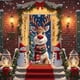 thumbnail image 5 of Uuiauoio Christmas Door Cover Decorations Set with Patterns Holiday Party Festival Scene Hanging Cloth for Front Door Indoor Wall Fireplace Mantel Christmas Tree Background Decor, 5 of 6