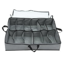 WHAMVOX  Storage Bins with Lids under Bed Containers Box Shoe for Dorm Room