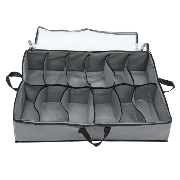 WHAMVOX  Storage Bins with Lids under Bed Containers Box Shoe for Dorm Room