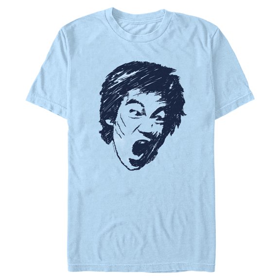 Mens Bruce Lee Sketch Portrait T Shirt
