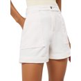 thumbnail image 2 of Summer Women High Waisted Casual Denim Shorts Denim Shorts Wide Leg Shorts with Pockets, 2 of 6