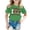 Green, variant on 100 Days Of School Shirts Graphic T-Shirts Undershirts Short Sleeve Clothes Girl Summer Outfits Comfortable Soft Basic T Shirt